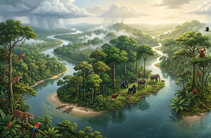 Le foreste pluviali più grandi del pianeta