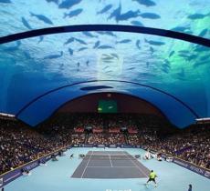 Il futuro del tennis? Sott’acqua, in uno stadio sottomarino a Dubai
