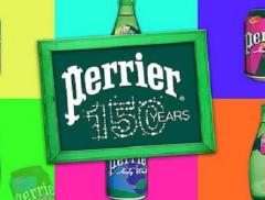 Perrier water, 150 years old but feeling younger