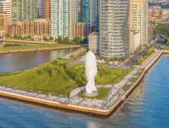 Water’s soul: la scultura di New York che “zittisce” tutti per riflettere