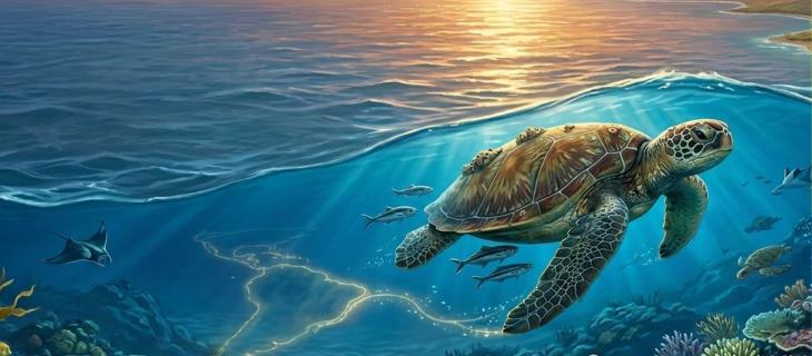 La lunga rotta delle tartarughe marine