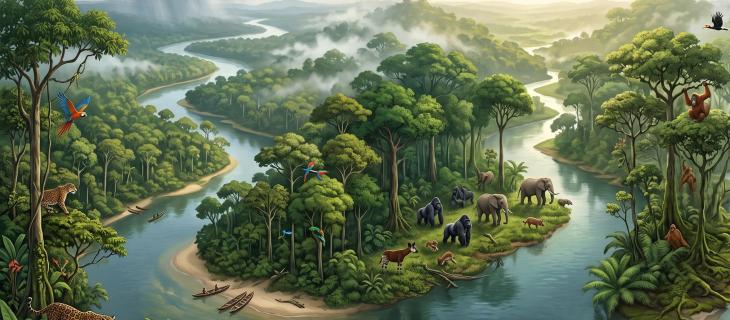 Le foreste pluviali più grandi del pianeta