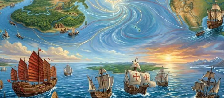 Le grandi esplorazioni seguivano l'acqua