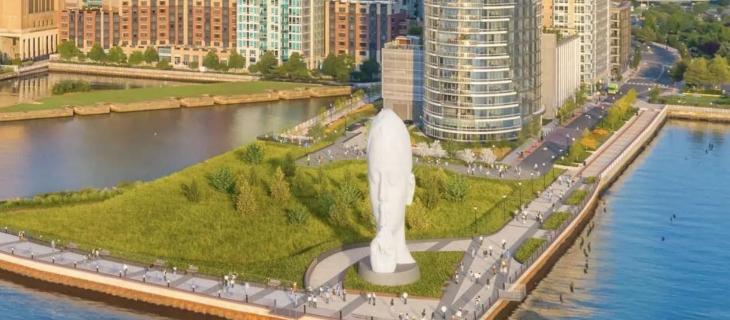 Water’s soul: la scultura di New York che “zittisce” tutti per riflettere
