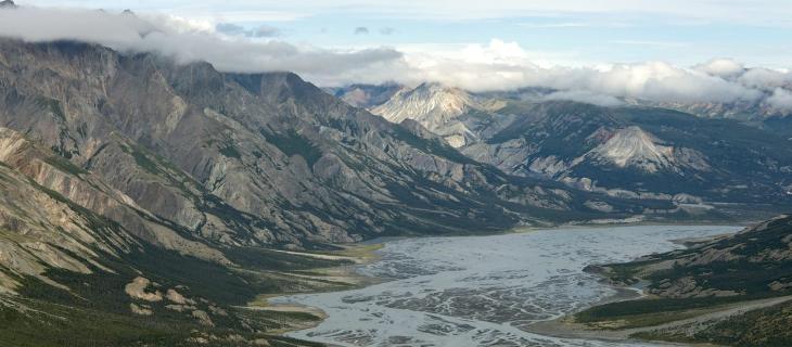 In Canada i cambiamenti climatici prosciugano il fiume Slims  alt_tag