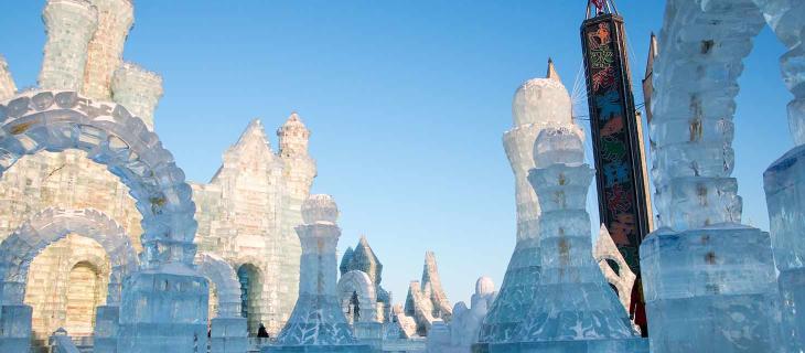 Le sculture di ghiaccio, attrazione turistica della città cinese di Harbin - In a Bottle