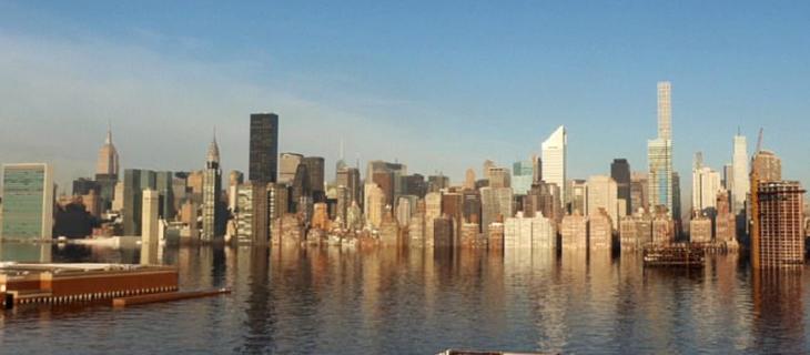 New York sommersa d'acqua: la mostra provocazione di due film maker 