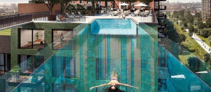 Sky Pool, arriva a Londra la prima piscina sospesa nel vuoto